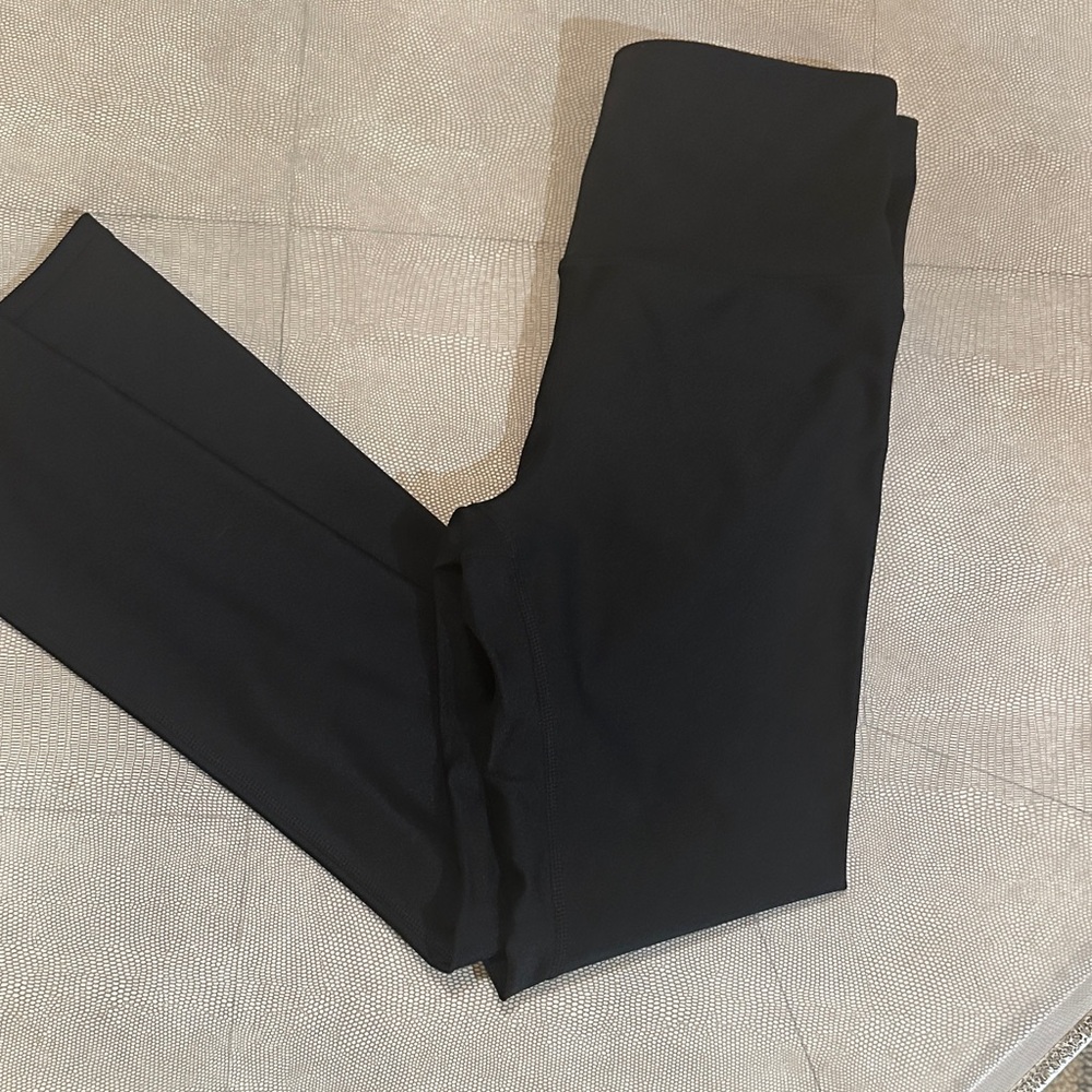 Athleta Midnight Black Leggings elation shimmer